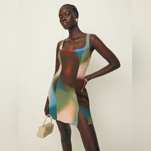Reformation Noha Dress - Blur - Size 8